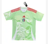 Mens Italy away soccer jersey green 2526