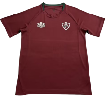 Mens soccer jersey Fluminense training suit red 2526
