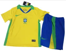 KIDS  Brazil home  soccer jersey  2526
