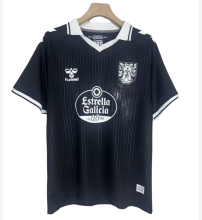 Mens Celta Centennial Edition Black Soccer Jersey 2526