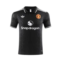 Mens  Manchester United polo black 2526