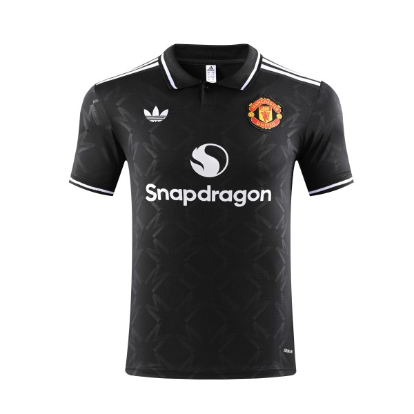 Mens  Manchester United polo black 2526
