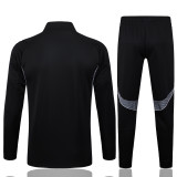 Real Madrid Long-pull  black Training suit 2526  A2502#