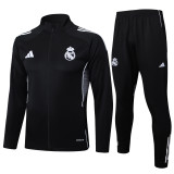 Real Madrid Long-pull  black Training suit 2526  A2502#