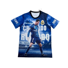 2025-26 Mens Real Madrid blue Special Edition Fans Training Shirts