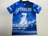 2025-26 Mens Real Madrid blue Special Edition Fans Training Shirts