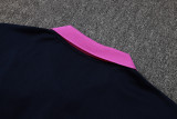 2025-26 Mens Barcelona Upper Blue polo  Training Suit