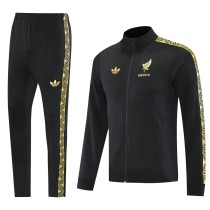 2025-26 Mens Mexico black Jacket Tracksuit suit