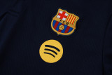 2025-26 Mens Barcelona Upper Blue polo  Training Suit