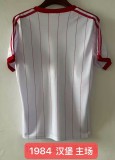 1984 Retro Hamburg SV white Home Fans Soccer Jersey