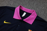 2025-26 Mens Barcelona Upper Blue polo  Training Suit