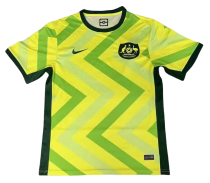 25-26 Australia Yellow Green Fans Soccer Jersey