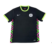 25-26 Mens Australia  black away Fans Soccer Jersey