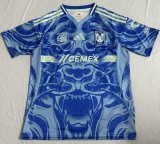 2025-26 Mens Tigres away blue  soccer jersey