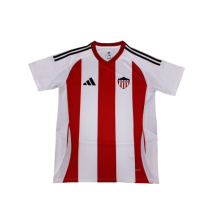 2025-26 Mens  Sharks FC home Red and White soccer jersey