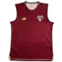 2025-26  Mens Sao Paulo red Vest training suit Jersey