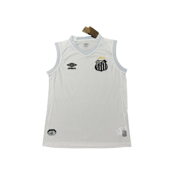 2025-26 Mens Santos FC home white Training vest  Soccer Jersey