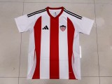 2025-26 Mens  Sharks FC home Red and White soccer jersey
