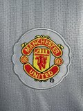 2007-08 Mens Manchester United grey Retro goalkeeper  Long Sleeve  Soccer Jersey