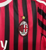 2011-12 Mens AC Milan red  Retro Home Jersey