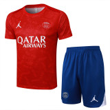 2024/25 Mens PSG  Jordan red Short  training suit