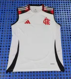 2025-26Mens  Flamengo white  Vest Training soccer jersey