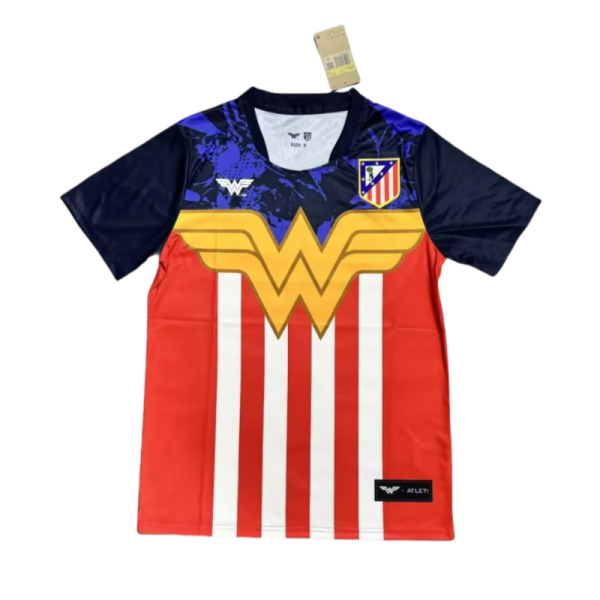 2025-26 Mens Atletico Madrid White Red soccer jersey