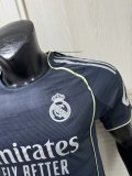 2025-26 Mens Real Madrid black Away Player Version Soccer Jersey