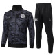 2025-26 Mens Corinthians black Jacket Training Suit