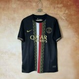 2025-26 Mens PSG Special Edition Black Gold Soccer Jersey