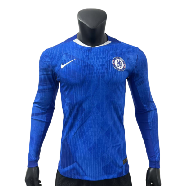 2025-26  Mens Chelsea blue Home Player  Long sleeve Jersey
