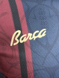 2025-26 Mens Barcelona Player 125th anniversary Long sleeve soccer Jersey