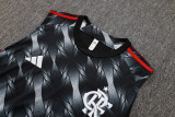 2025-26 Mens Flamengo black vest short training suit