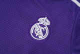 2025-26 Mens  Real Madrid Purple Retro Edition  Training Short Suit
