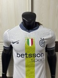 2024-25 Inter Milan white Player Version  soccer  Jersey