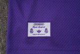 2025-26 Mens  Real Madrid Purple Retro Edition  Training Short Suit