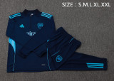 2025-26Mens Half-pull Arsenal Baolan color Training suit  B2519#