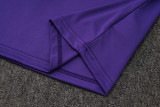 2025-26 Mens Real Madrid Purple Retro Edition Vest Short traning suit