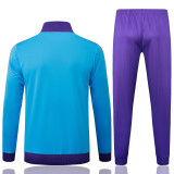 2025-26 Mens Real Madrid blue Jacket Training Suit