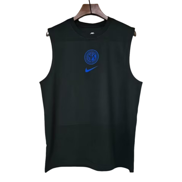 2025-26 Mens Inter Milan black vest Training Soccer Jersey