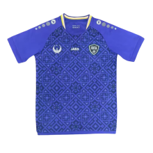2025-26 Mens Uzbekistan home blue soccer jersey