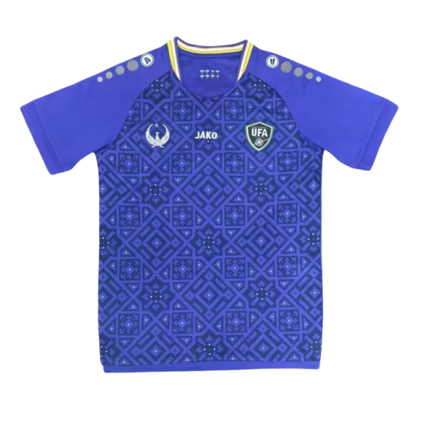 2025-26 Mens Uzbekistan home blue soccer jersey