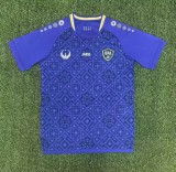 2025-26 Mens Uzbekistan home blue soccer jersey