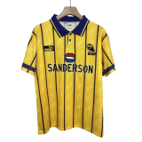 1995 Mens Wednesday F.C. away Retro yellow soccer jerser