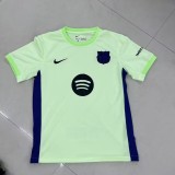 2025-26 Mens Barcelona Special Edition  Green  soccer Jersey