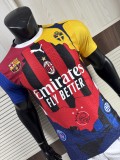 2025-26  Mens AC Milan red Pulisic #11 Player version  Soccer Jersey