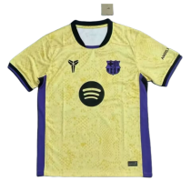 2025-26 Mens Barcelona  away yellow  soccer Jersey