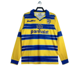 1998-99 Parma Calcio Retro Home Jersey Long Sleeve Mens