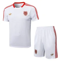 2025-26 Mens Bayern Munich white 125th Anniversary Edition Training Short Suit