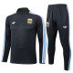 2025-26 Mens Argentina black Half pull Training suit
